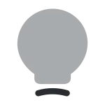 Lamp On SVG Icon